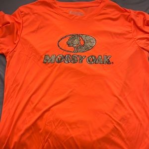 Men’s mossy oak t-shirt, XL, orange